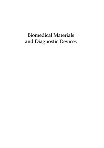 Biomedical Materials and Diagnostic Devices