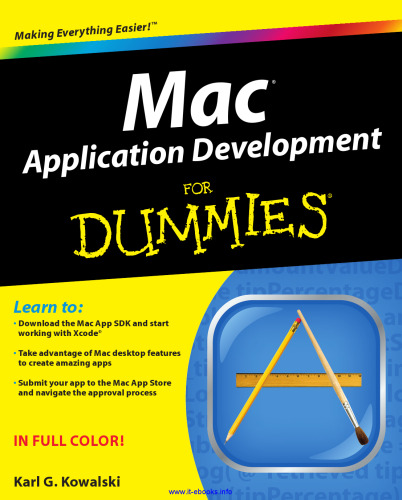 Mac Application Development For Dummies
