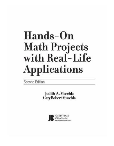 Hands-On Math Projects With Real-Life Applications