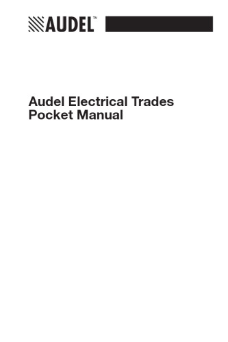Audel Electrical Trades Pocket Manual