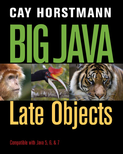Late Early objects Big Java