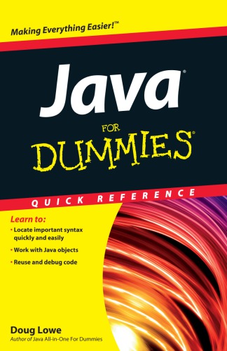 Java for dummies quick reference