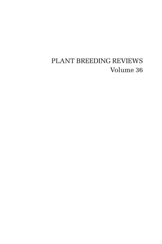 Plant Breeding Reviews, Volume 36