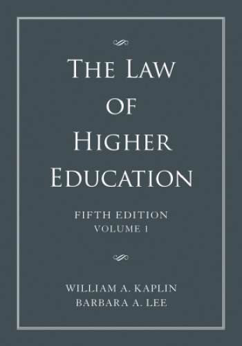 The Law of Higher Education, 2 Volume Set