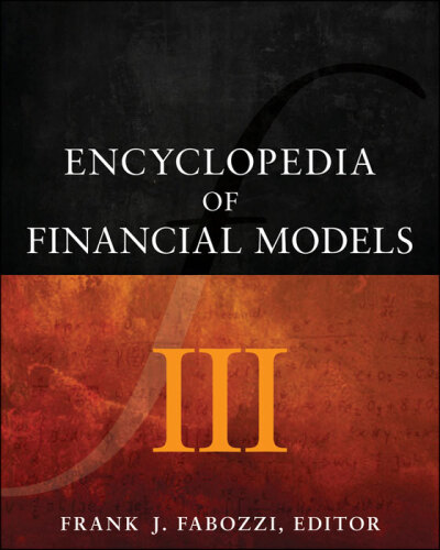 Encyclopedia of Financial Models, Volume III