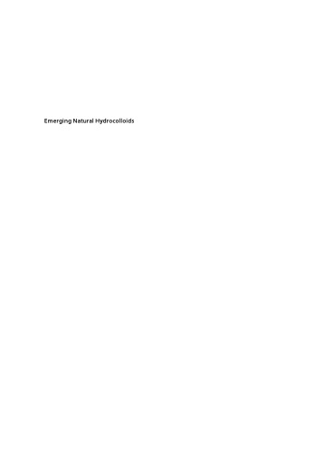 Emerging natural hydrocolloids : rheology and functions