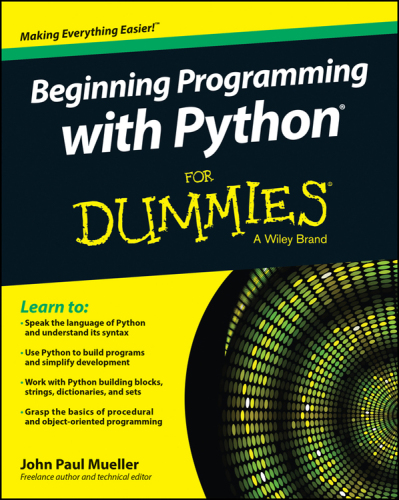 Beginning programming with Python