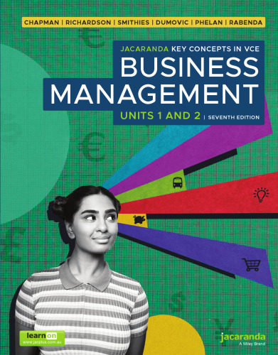 Jacaranda Key Concepts in VCE Business Management Units 1 & 2 Seventh Edition