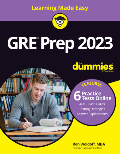 GRE Prep 2023 For Dummies with Online Practice