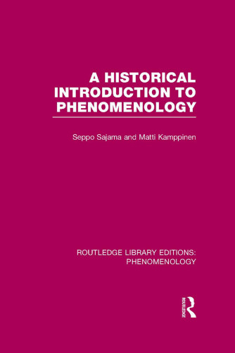 A Historical Introduction to Phenomenology