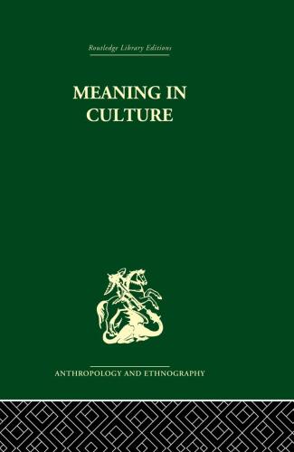 Meaning in Culture