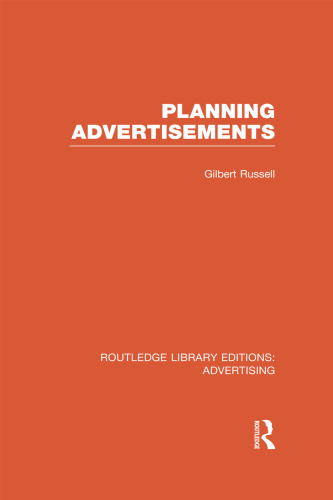 Planning Advertisements (RLE Advertising)