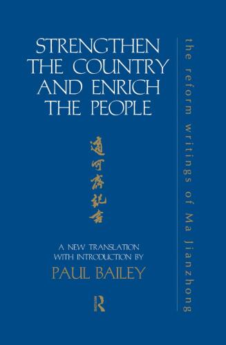 Strengthen the Country and Enrich the People