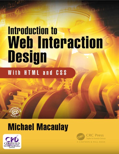 Introduction to Web Interaction Design With HTML and CSS