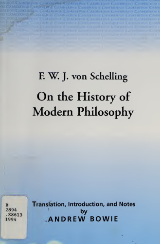 On the history of modern philosophy
