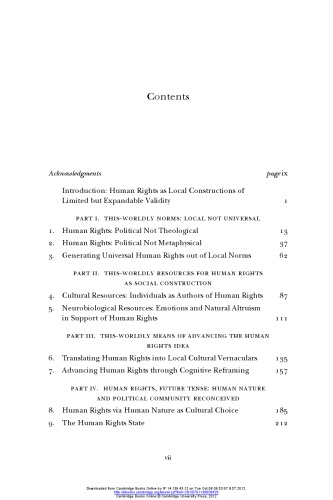 Human Rights as Social Construction
