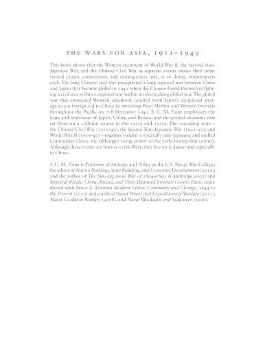 The wars for Asia, 1911-1949