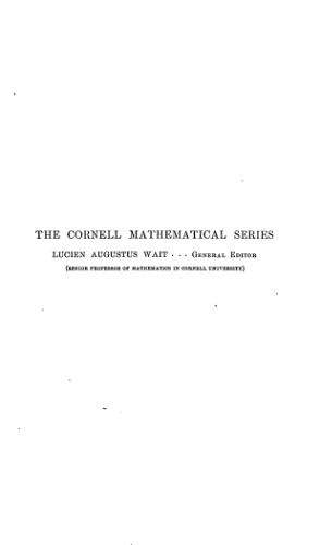 An elementary course in the integral calculus