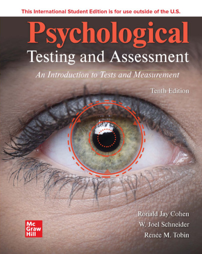 Psychological Testing and Assessment 10TH Edition, International Edition, Textbook only