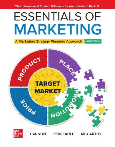 Essentials of Marketing: A Marketing Strategy Planning Approach (ISE)