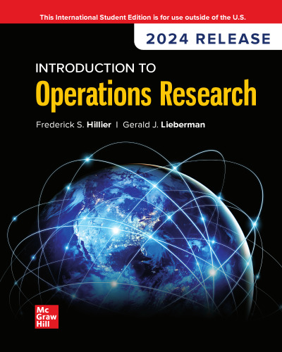 Introduction to Operations Research 2024 Release ISE