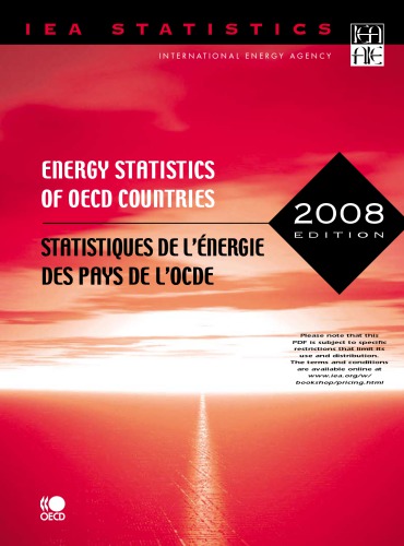 Energy statistics of OECD countries = Statistiques de l’énergie des pays de l’OCDE