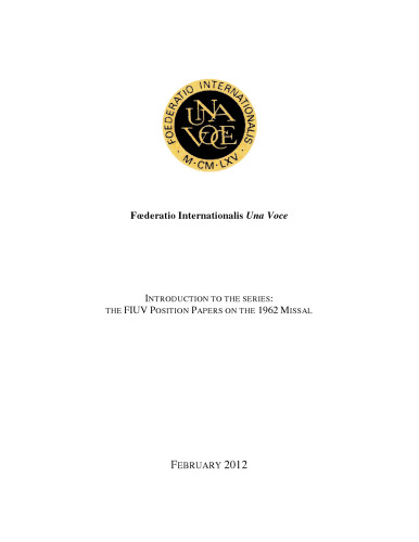 FIUV Position Papers