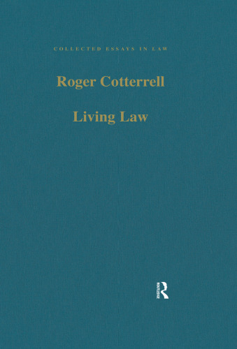 Living Law: Studies in Legal and Social Theory