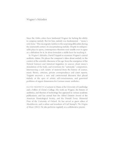 Wagner's melodies: aesthetics and materialism in German musical identity