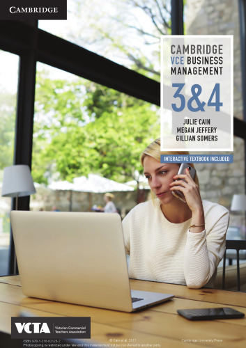 Cambridge VCE Business Management Units 3 & 4