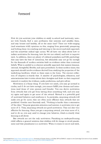 The Cambridge Handbook of Motivation and Learning