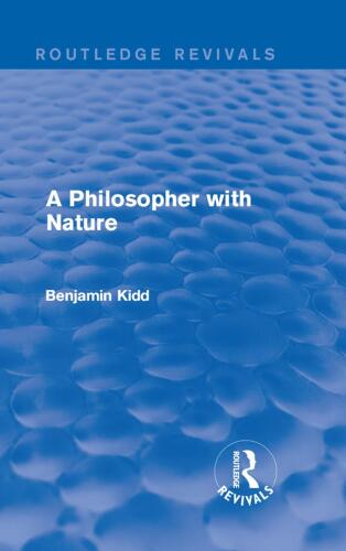 A Philosopher with Nature