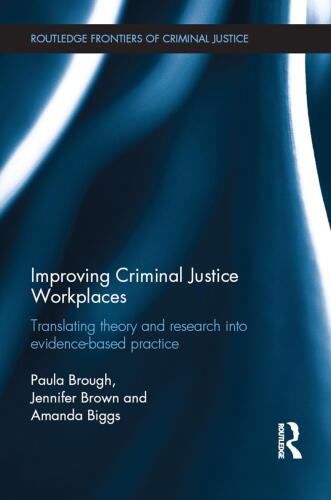 Improving Criminal Justice Workplaces