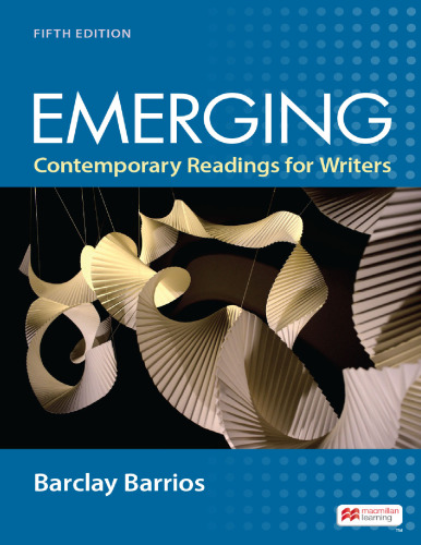 Emerging: CONTEMPORARY READINGS FOR WRITERS