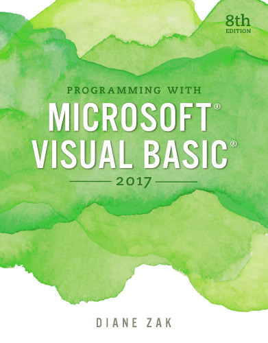 Programming with Microsoft Visual Basic 2017 (MindTap Course List)