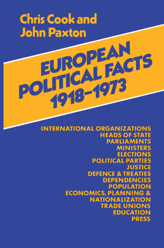 European Political Facts 1918–73