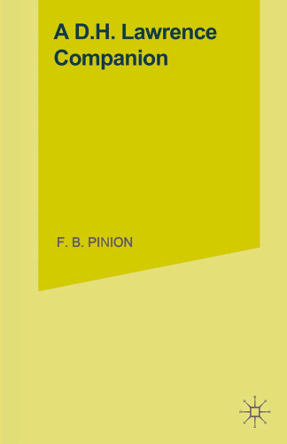 A D. H. Lawrence Companion: Life, Thought, and Works