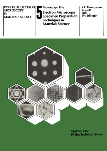 Electron Microscope Specimen Preparation Techniques in Materials Science