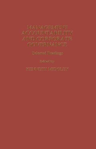 Management Accountability and Corporate Governance: Selected Readings