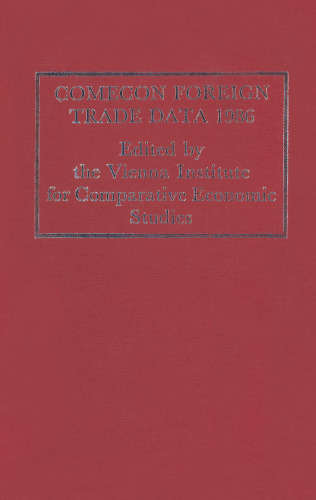 Comecon Foreign Trade Data 1986