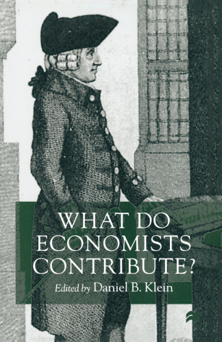 What do Economists Contribute?