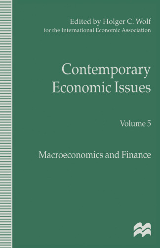 Contemporary Economic Issues: Macroeconomics and Finance