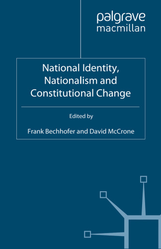 National Identity, Nationalism and Constitutional Change