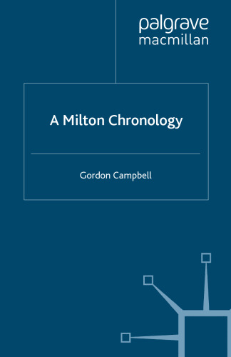 A Milton Chronology