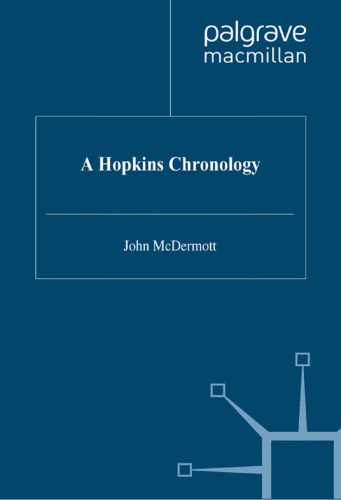 A Hopkins Chronology