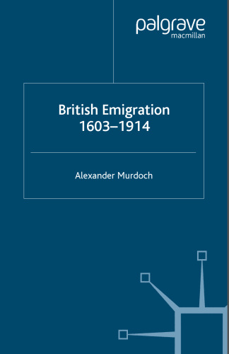 British Emigration, 1603–1914