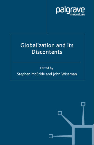 Globalization and its Discontents