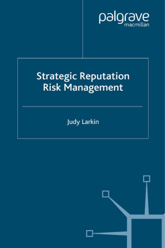 Strategic Reputation Risk Management