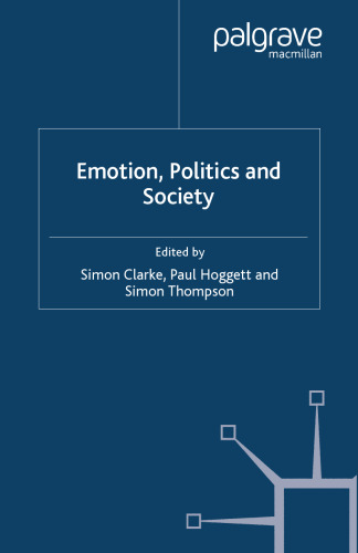 Emotion, Politics and Society