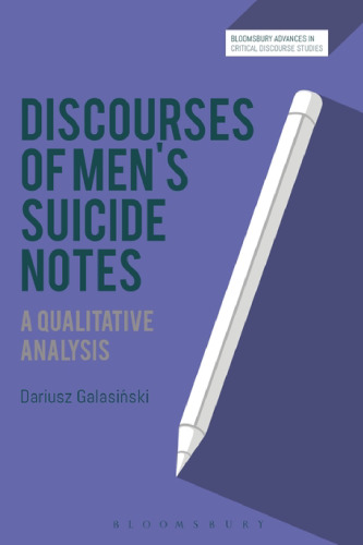 Discourses of Men’s Suicide Notes: A Qualitative Analysis